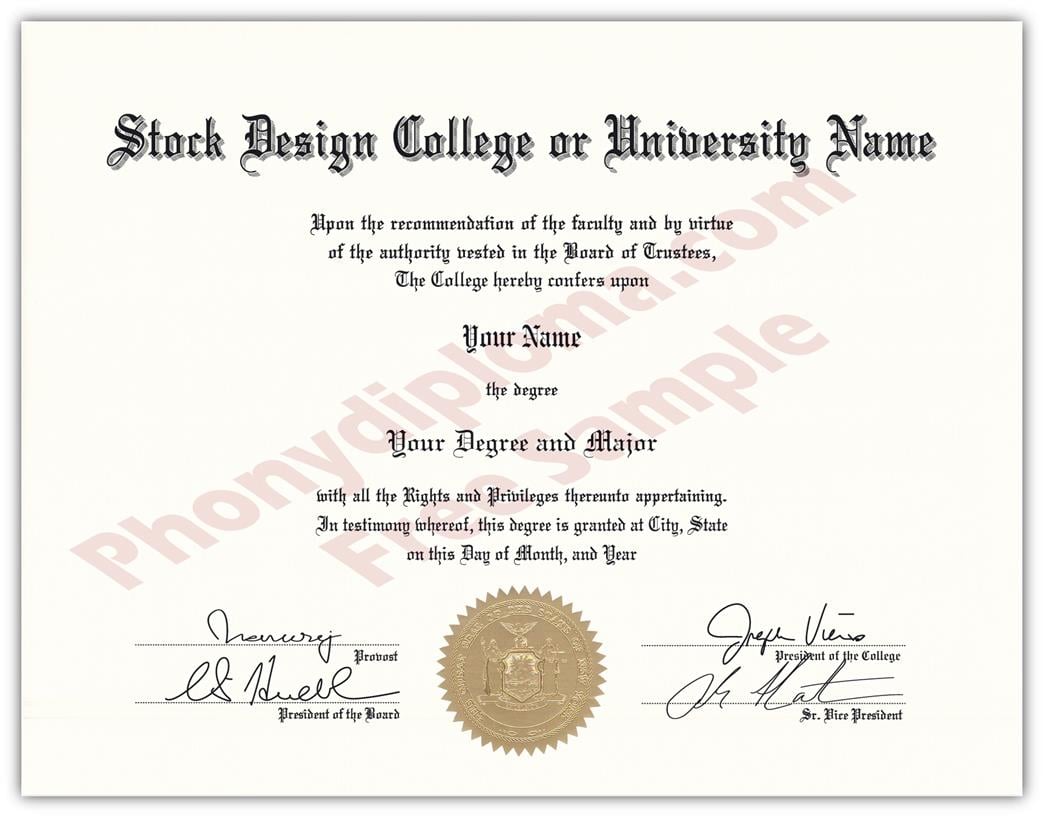 Buy Fake College Diploma, Degrees & Transcripts | Fake US Diploma